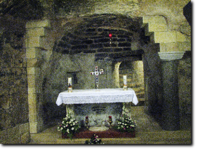 La casa di Maria - basilica dell'Annunciazione a Nazareth